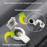 Коврик надувной TALBERG LUXOR AIR GREY MAT оливковый 4673727793355